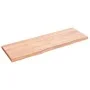 Oak wood table top treated in light brown, 120x40x(2-4) cm by vidaXL, Table tops - Ref: Foro24-3156371, Price: 74,68 €, Disco...