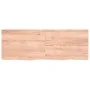 Tischplatte aus hellbraun behandeltem Eichenholz, 140 x 50 x (2–4) cm von vidaXL, Tischplatten - Ref: Foro24-3156379, Preis: ...