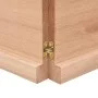 Tablero mesa madera roble tratada marrón claro 120x50x(2-4) cm von vidaXL, Tischplatten - Ref: Foro24-3156373, Preis: 84,66 €...