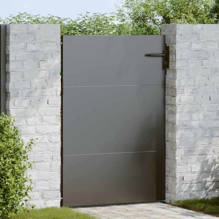 Puerta de jardín Negro 85 x 150 cm en Puertas de jardín | Comprar online en Foro24