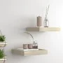 Schwimmende Wandregale 2 Stück MDF Eiche 23x23,5x3,8 cm von vidaXL, Regale und Regale - Ref: Foro24-323866, Preis: 22,87 €, R...