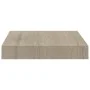 Set of 2 floating wall shelves MDF oak 23x23.5x3.8 cm by vidaXL, Shelves and shelves - Ref: Foro24-323866, Price: 22,45 €, Di...