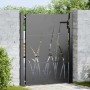 Puerta de jardín con cerradura Negro 100 x 150 cm en Puertas de jardín | Comprar online en Foro24