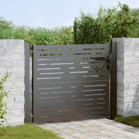 Puerta de jardín, Puerta de Jardín 105x75 cm Diseño Cuadrado de Acero Corten Puerta de jardín, Puerta de Jardín 105x75 cm Diseño Cuadrado de