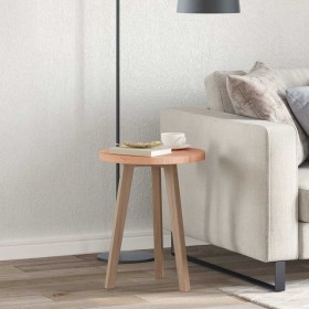 Encimera Marrón claro Ø 40 x 2.5 cm Madera de roble sólida Encimera Marrón claro Ø 40 x 2.5 cm Madera de roble sólida