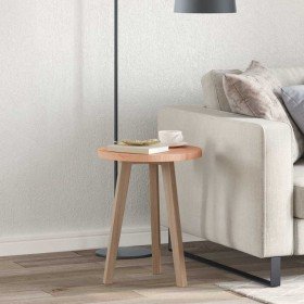 Encimera Marrón claro Ø 40 x 2.5 cm Madera de roble sólida Encimera Marrón claro Ø 40 x 2.5 cm Madera de roble sólida