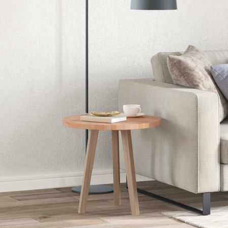 Encimera Marrón claro Ø 50 x 2.5 cm Madera de roble sólida