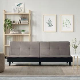 Sofá cama de tela gris taupe by vidaXL, Sofas - Ref: Foro24-351918, Price: 228,82 €, Discount: %
