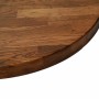 Encimera Marrón oscuro Ø 30 x 2.5 cm Madera de roble sólida