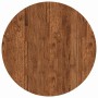 Encimera Marrón oscuro Ø 70 x 2.5 cm Madera de roble sólida