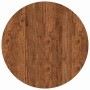 Encimera Marrón oscuro Ø 80 x 2.5 cm Madera de roble sólida