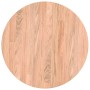 Encimera Marrón claro Ø 40 x 4 cm Madera de roble sólida