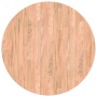 Encimera Marrón claro Ø 60 x 4 cm Madera de roble sólida en Tableros para mesas | Comprar online en Foro24