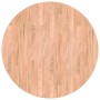 Encimera Marrón claro Ø 70 x 4 cm Madera de roble sólida en Tableros para mesas | Comprar online en Foro24