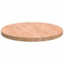 Encimera Marrón claro Ø 70 x 4 cm Madera de roble sólida en Tableros para mesas | Comprar online en Foro24