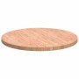 Encimera Marrón claro Ø 90 x 4 cm Madera de roble sólida