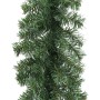 Guirnalda de Navidad 2 pcs Verde 20 m PVC