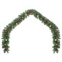 Guirnalda de Navidad con 600 LED 2 pcs Verde PVC