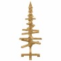 Árbol de Navidad de madera Marrón 90 cm Madera maciza de pino