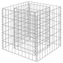 Arriate de gaviones de acero 50x50x50 cm