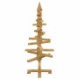 Árbol de Navidad de madera Marrón 90 cm Madera maciza de pino