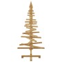 Árbol de Navidad de madera Marrón 120 cm Madera maciza de pino