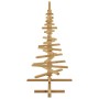 Árbol de Navidad de madera Marrón 120 cm Madera maciza de pino