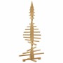 Árbol de Navidad de madera Marrón 150 cm Madera maciza de pino