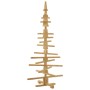 Árbol de Navidad de madera Marrón 150 cm Madera maciza de pino