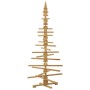 Árbol de Navidad de madera Marrón 180 cm Madera maciza de pino