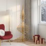Árbol de Navidad de madera Marrón 180 cm Madera maciza de pino