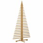 Árbol de Navidad de madera Marrón 180 cm Madera maciza de pino