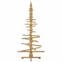 Árbol de Navidad de madera Marrón 180 cm Madera maciza de pino