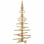 Árbol de Navidad de madera Marrón 180 cm Madera maciza de pino