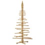 Árbol de Navidad de madera Marrón 210 cm Madera maciza de pino