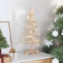 Árboles de Navidad Natural 60 cm Madera maciza de pino
