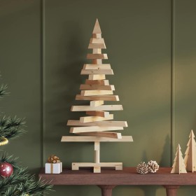 Árboles de Navidad Natural 90 cm Madera maciza de pino