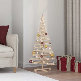 Árboles de Navidad Natural 120 cm Madera maciza de pino