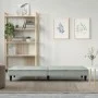 Hellgraues Samtschlafsofa mit Getränkehalter von vidaXL, Sofas - Ref: Foro24-351920, Preis: 298,42 €, Rabatt: %