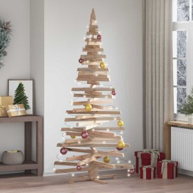 Árboles de Navidad Natural 210 cm Madera maciza de pino