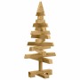 Árboles de Navidad Marrón 60 cm Madera maciza de pino