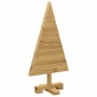 Árboles de Navidad Marrón 60 cm Madera maciza de pino