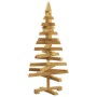 Árboles de Navidad Marrón 90 cm Madera maciza de pino