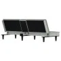 Hellgraues Samtschlafsofa mit Getränkehalter von vidaXL, Sofas - Ref: Foro24-351920, Preis: 298,42 €, Rabatt: %