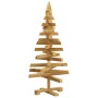 Árboles de Navidad Marrón 90 cm Madera maciza de pino