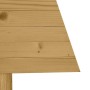 Árboles de Navidad Marrón 90 cm Madera maciza de pino