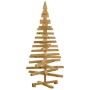 Árboles de Navidad Marrón 120 cm Madera maciza de pino