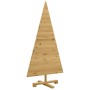 Árboles de Navidad Marrón 120 cm Madera maciza de pino