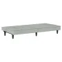Hellgraues Samtschlafsofa mit Getränkehalter von vidaXL, Sofas - Ref: Foro24-351920, Preis: 298,42 €, Rabatt: %
