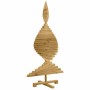 Árboles de Navidad Marrón 120 cm Madera maciza de pino